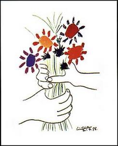 Pablo Picasso: Hands with Bouquet